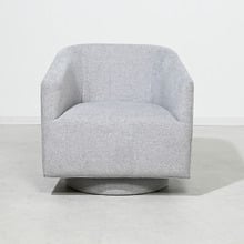 Gabby Linen-Blend Swivel Tub Chair